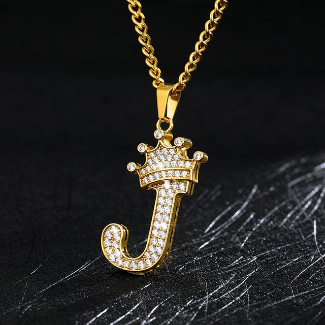 Zircon Alphabet Necklace - Idealic life