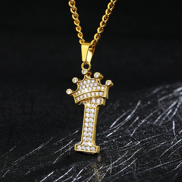 Zircon Alphabet Necklace - Idealic life