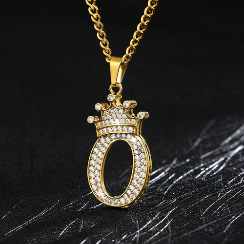 Load image into Gallery viewer, Zircon Alphabet Necklace - Idealic life
