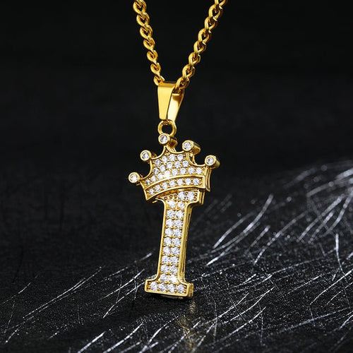 Load image into Gallery viewer, Zircon Alphabet Necklace - Idealic life
