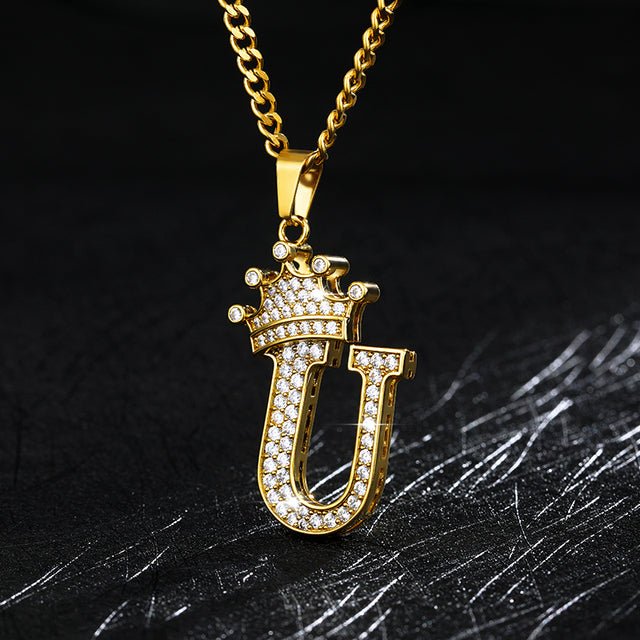 Zircon Alphabet Necklace - Idealic life