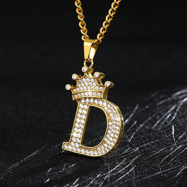 Zircon Alphabet Necklace - Idealic life