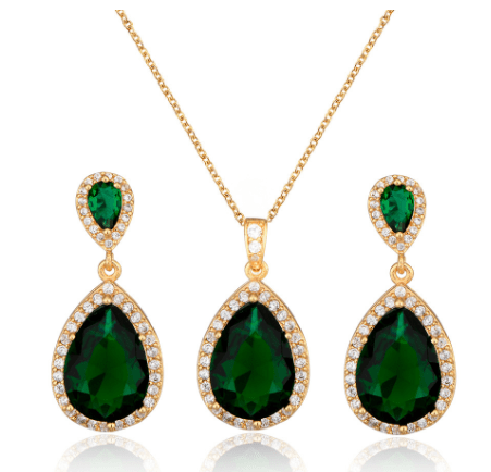 Zircon Jewelry Set - Idealic life