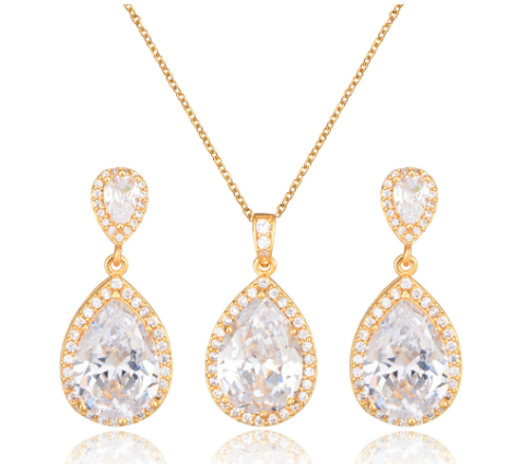 Zircon Jewelry Set - Idealic life