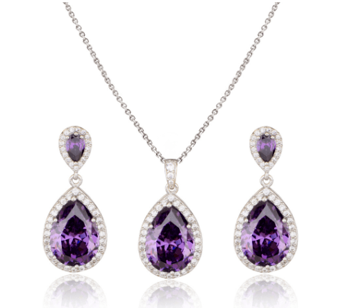 Zircon Jewelry Set - Idealic life