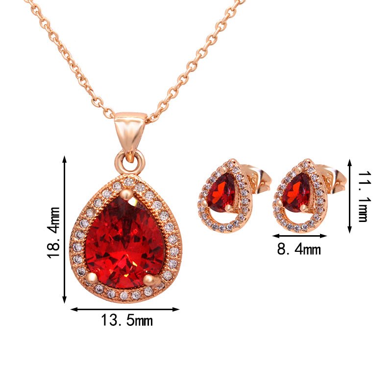 Zircon Jewelry Set - Idealic life