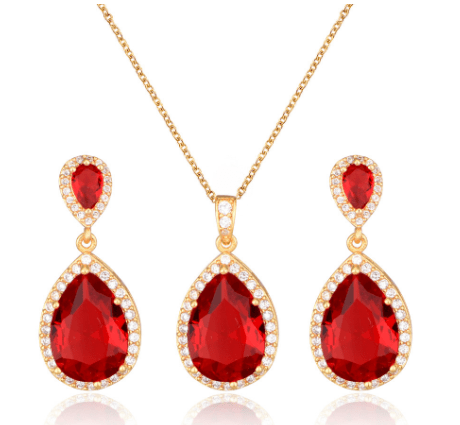 Zircon Jewelry Set - Idealic life