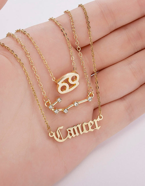 Load image into Gallery viewer, Zodiac Sign Pendant Necklace - Idealic life
