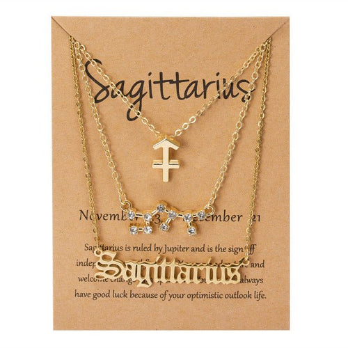 Load image into Gallery viewer, Zodiac Sign Pendant Necklace - Idealic life
