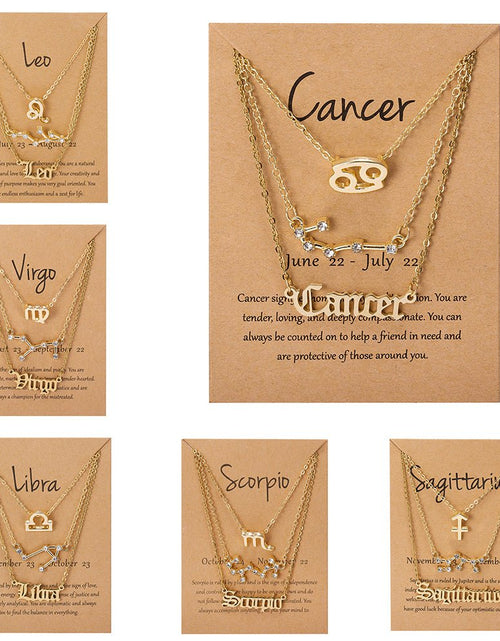 Load image into Gallery viewer, Zodiac Sign Pendant Necklace - Idealic life
