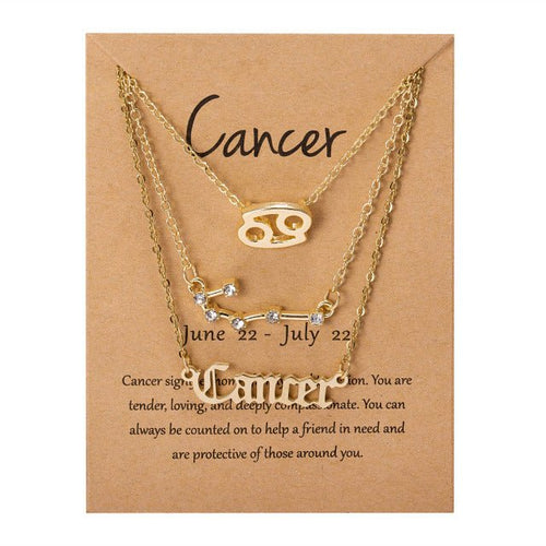 Load image into Gallery viewer, Zodiac Sign Pendant Necklace - Idealic life
